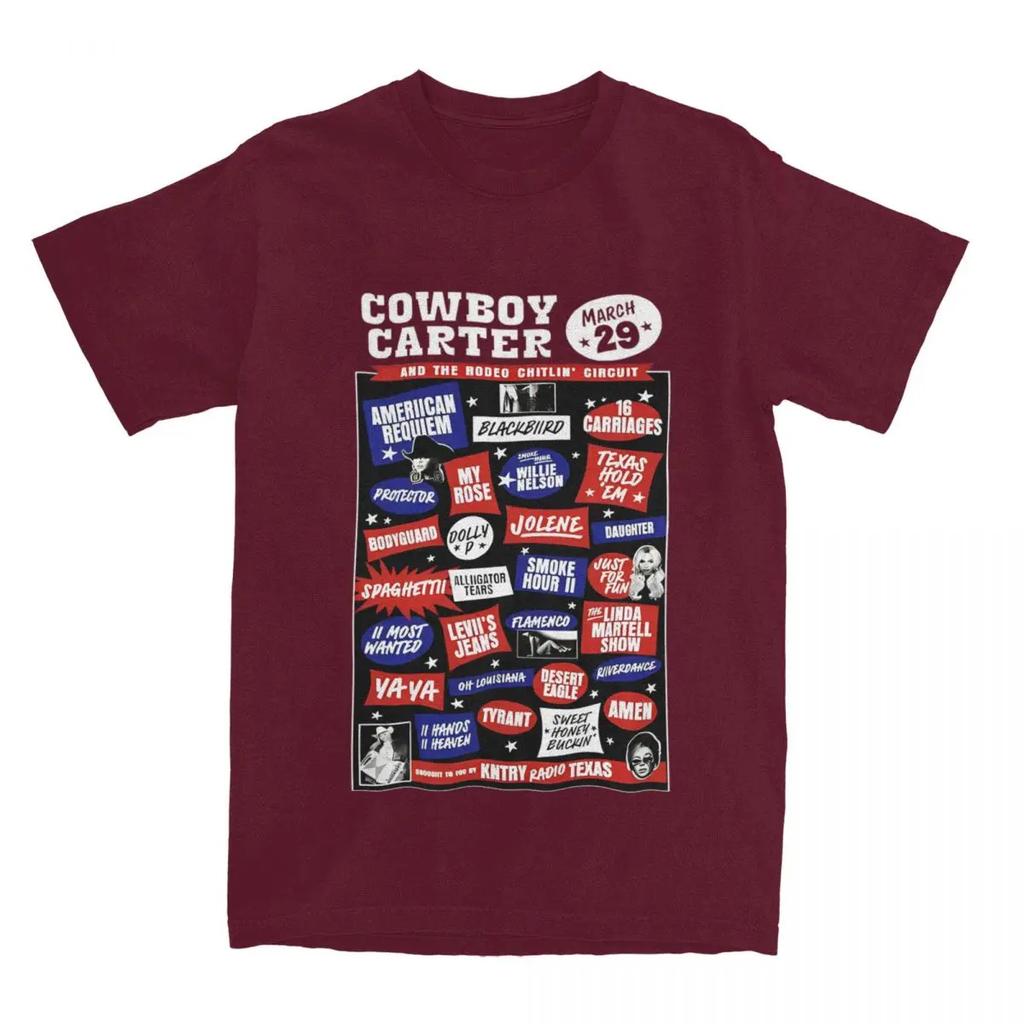 Cowboy Carter Beyonce Men Women's T Shirt The Rodeo Chitlin Circuit Outfit Fashion Tee Shirt T-Shirt  Summer Clothing