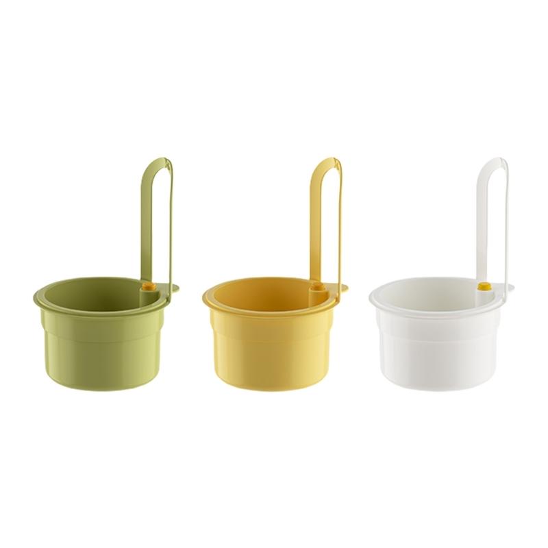 Space Efficient Sink Mounted Drying Rack ABS Plastic Easy Installation Hanging Organizers Vegetable Strainer Basket