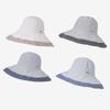 Striped Fisherman Hat Outdoor Foldable Women's Summer Travel Sunscreen Hat