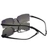Frameless Smart Auto-Focus Reading Glasses, European & American Style, Anti-Blue Light & Anti-Radiation, Minimalist Design.