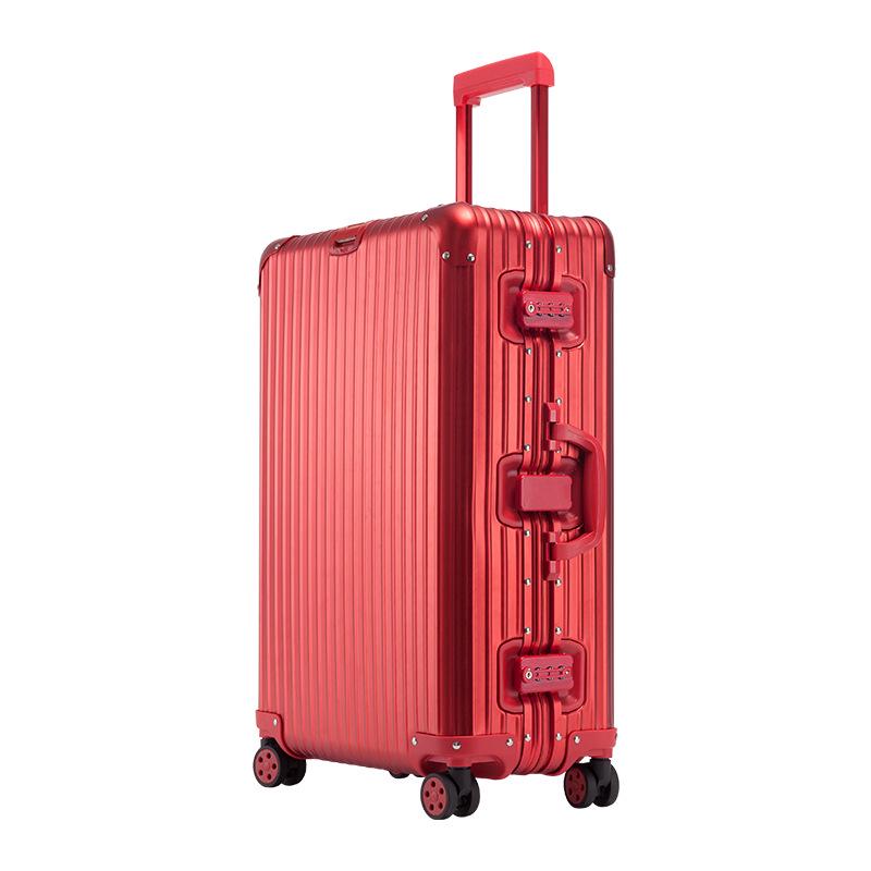 Slightly Flawed Aluminum-Magnesium Carry-on Trolley with Universal Wheels