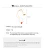 Red Heart Pendant Necklace Gold Color Stainless Steel Chain Necklace On The Neck Love Necklaces for Women Party Jewelry Gift