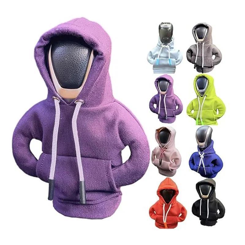 New Universal Hoodie Car Gear Car Shift Lever Cover Change Lever Sweatshirt Gearshift Cover Hoodie Gear Knob Sweater Car Decor