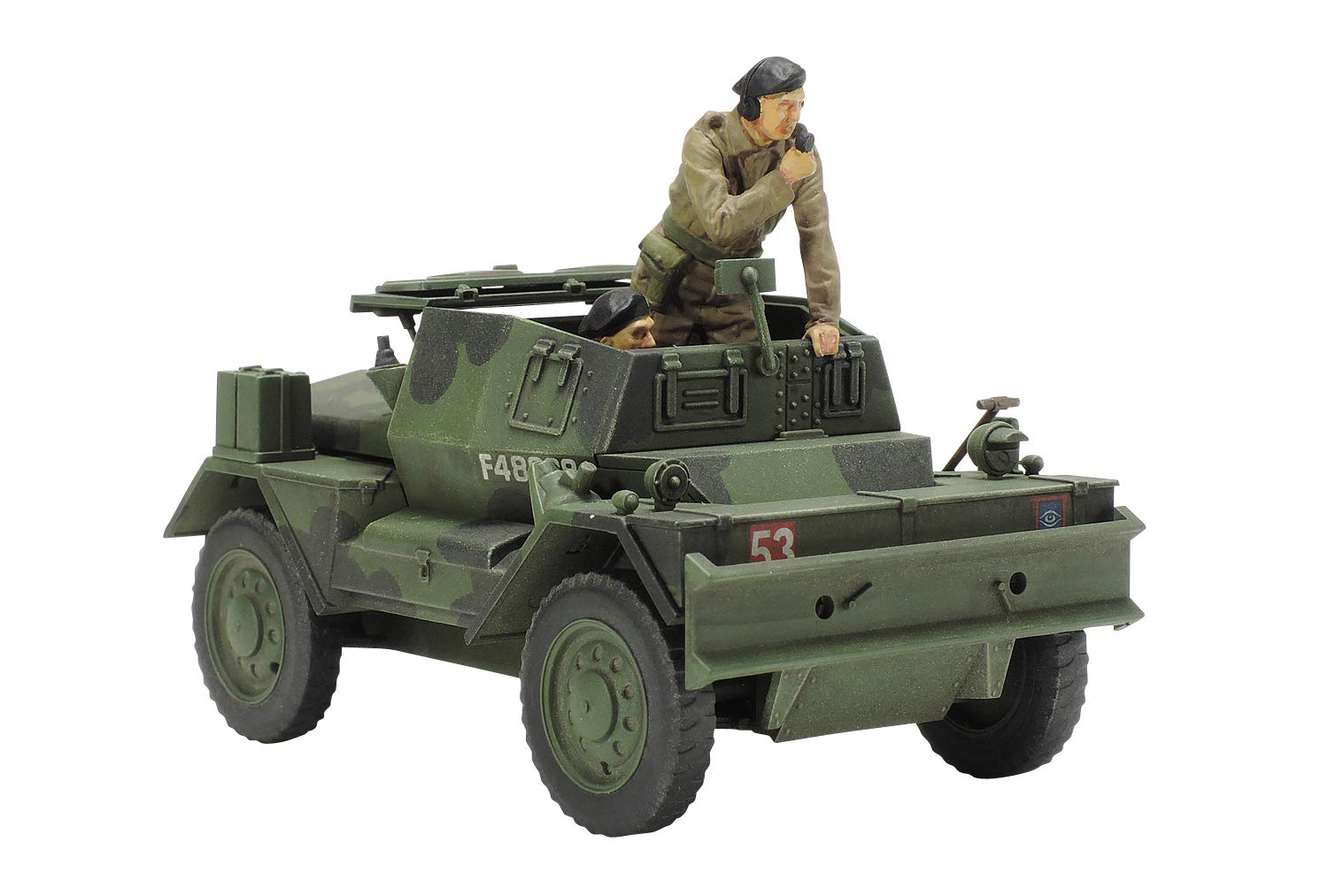 

Серия Военных Миниатюр Tamiya 81 Британский Бронированный Разведывательный Автомобиль Dingo Пластиковая Модель 32581 1/48 Нет. Мк.II