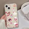 Apple Dog Frosted Fun Soft Case for iPhone 13/14/15/16/17 Pro Max