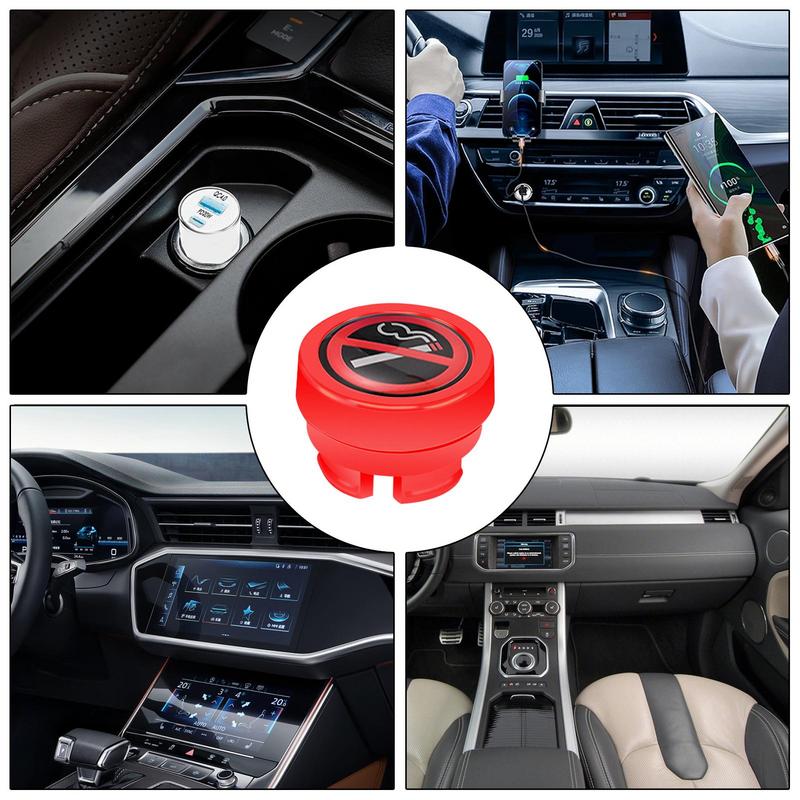 Auto-Zigarettenanzünder-Steckerabdeckung Auto-Zigarettenanzünder-Steckerteile Autozubehör Für Männer Frauen Staubdicht Wasserdicht Steckdosenabdeckung Kappe Ersatz