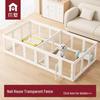 Claw Villa Transparent Acrylic Dog House & Indoor Pet Barrier for Dogs & Rabbits