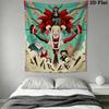 Energetic Anime Characters Pattern Home Decor Tapestry, Wall Hanging, Decorative RV Wall Cloth.XGT0914265