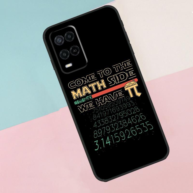 Mc2 With E=mc Math For Oppo A17 A77 A60 A74 A94 A54 A18 A38 A58 A78 A98 A40 A80 A16 A76 A96 A15 A57S Phone Case