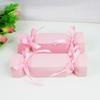 10pcs Candy Box For Christmas With Ribbons DIY Sweets Chocolate Cookies Decoration Party Gift Xmas Wedding Paper Packaging Boxes