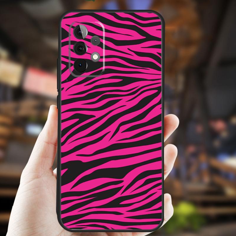 Zebra Skin Case For Samsung Galaxy A05 A06 A22 A53 A33 A26 A16 A56 A36 A32 A52 A54 A34 A14 A55 A15 A35