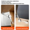 Satin Nickel Finish Folding Lid Stay Soft Close Mechanism Cabinet Door Hinge  For Drawer Window