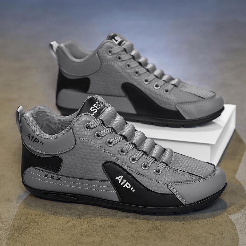 Shoes Winter Sports Casual High-top Forrest Gump Shoes Youth Non-slip Lightweight Soft-soled German Training Shoes