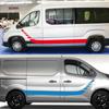 Pre Fiat Talento 4PCS/Lot Nálepky na auto Camper Van Kapota Boky Závodné obytné auto Pruhy Grafika Vinyl Decals Auto