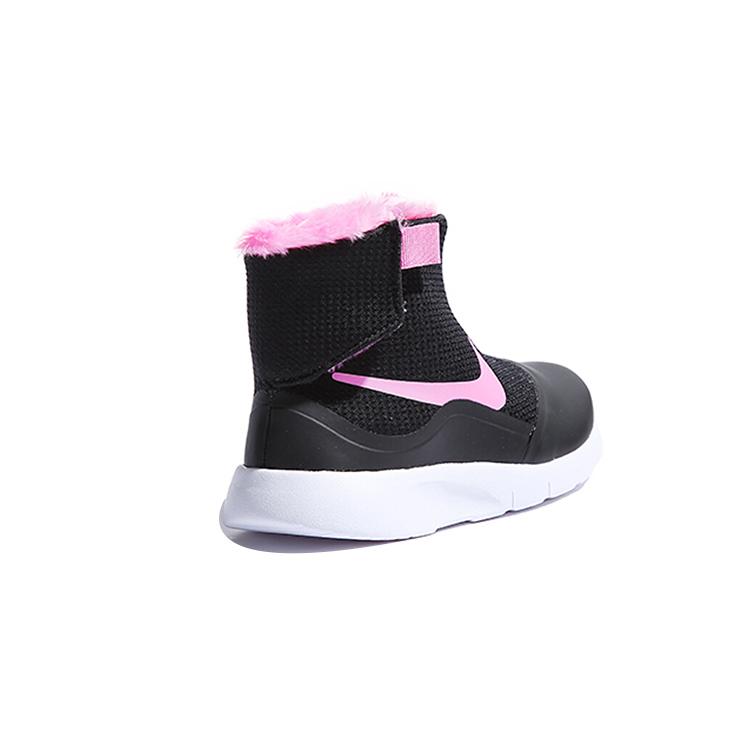 Nike Tanjun High Abrasion Resistant Thermal Low Shaft Kids' Boots Black Pink Children Aged 3 7 Years Old 922871-009