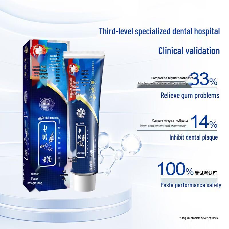 Sanqi Classic Mint Travel Toothpaste Set