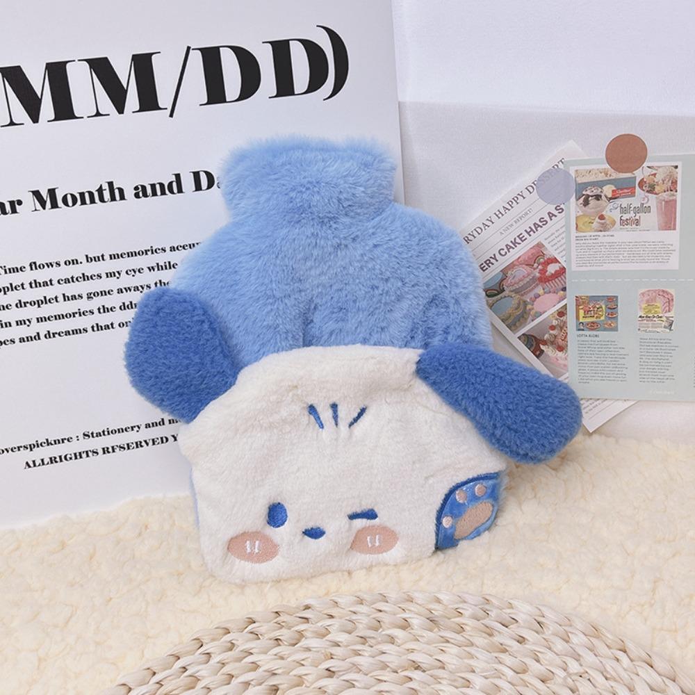 

Plush Water-filled Hot Water Bottle Soft Warm Water Bottle Hand Warmer Pocket Hot Water Bag Winter Style C