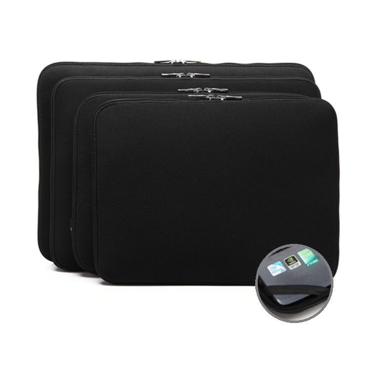 Neopren SBR Wasserdichte Reißverschluss Laptop-Hülle, 13-15 Zoll, Kompatibel mit MacBook Air/Pro