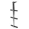 3 Step Boat Boarding Ladder Telescoping Anti Slip Flip Up Style Stainless Steel Pontoon Ladder for Marine Yacht Dock