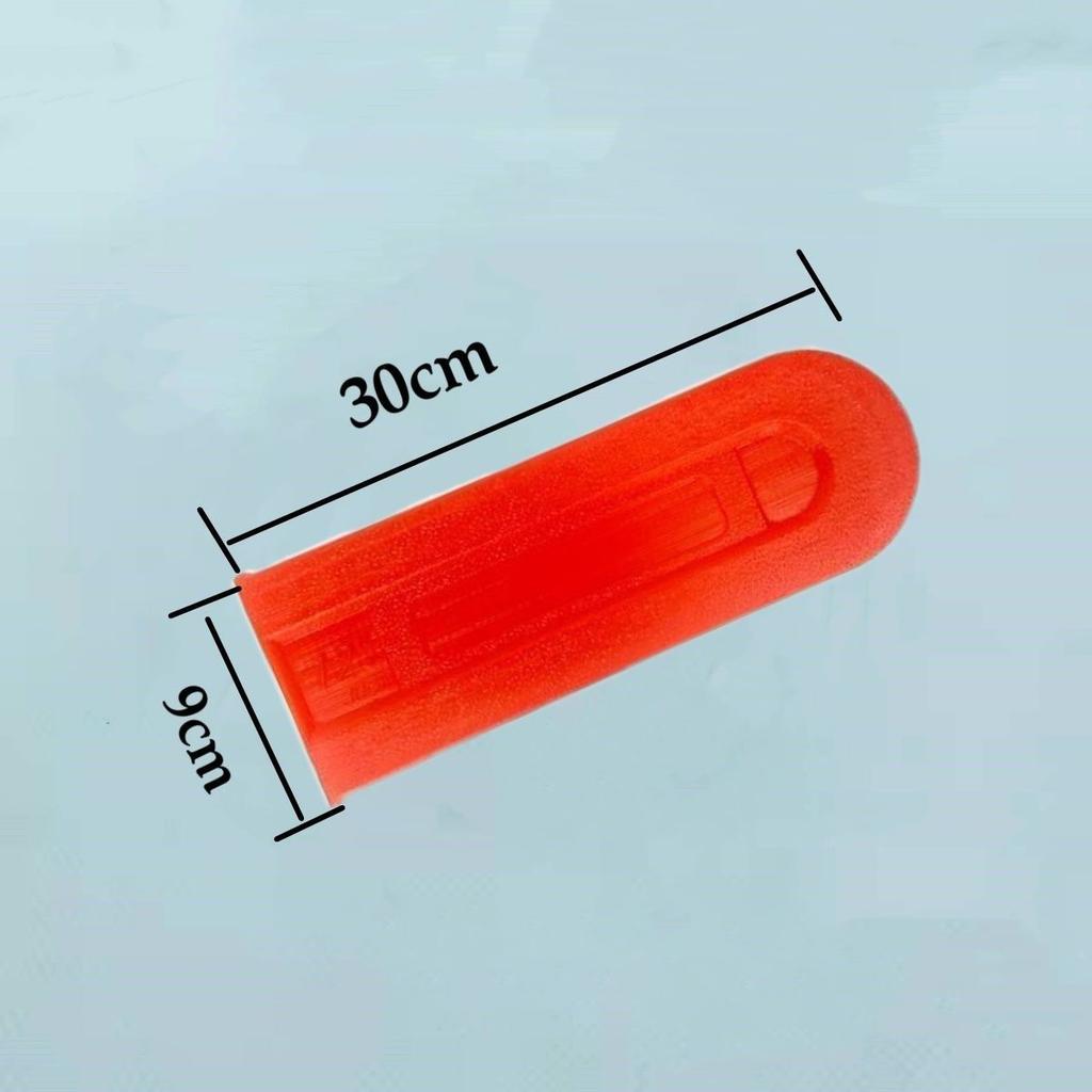 1 Stück Kettensägenkette Scheide Schutz Garten Zubehör Kettensäge Führungsschiene Abdeckung Rot Elektrische Kettensäge Elektrowerkzeug