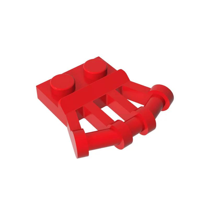 

50pcs 92692 Modifed 1x2 Building Blocks Kit With Angled Bar Handle On Side Bricks Particle Toy Children Birthday Xmas Gifts 50pcs красный