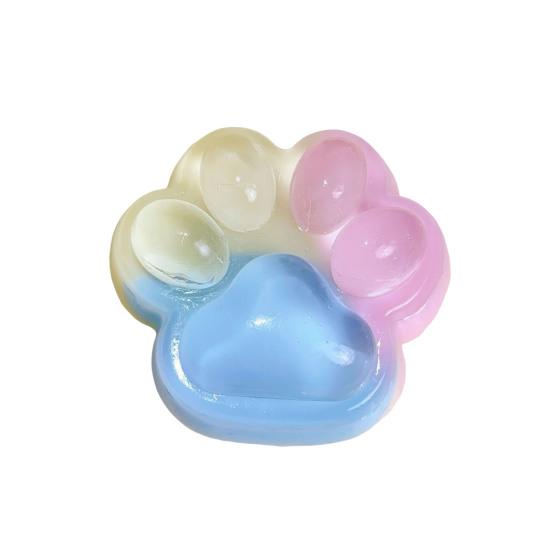 Squeezable Cat Paw Fidget Toy Soft Slow-Rising Stress Reliever Realistic Claw Design Novelty Decompression Gift for Kids Adults