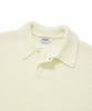 COVERNAT Open Collar Knit Ecru