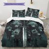 Sword Pattern Bedding Quilt Set  Home Decoration  Gift (1 * Duvet Cover + 2 * Pillowcase  Without Core)