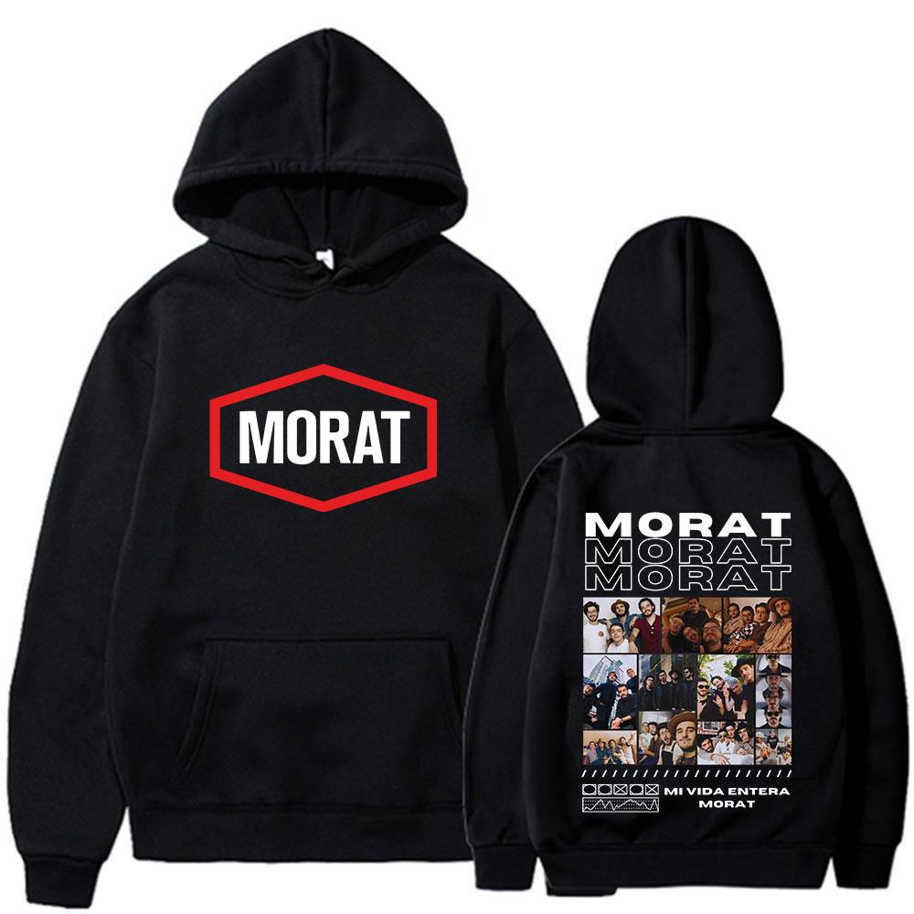Morat Rockband Grafik Hoodies Herren Damen Kleidung Hip Hop Mode Übergroßes Sweatshirt Lässige Kapuzenpullover Jacke Streetwear