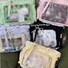 Baji Storage Bag Japanese Style Ita Bag Large Capacity Sweet Y2k Tote Bag Transparent Idol Anime Peripheral Display Package