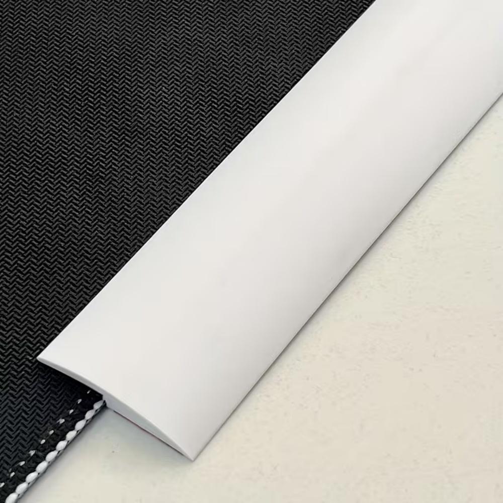 1PC 1m/39.37inch Carpet To Tile Floor Transition Strip Wear-resistant Cuttable Edging Trim Strip PVC Self Adhesive Threshold
