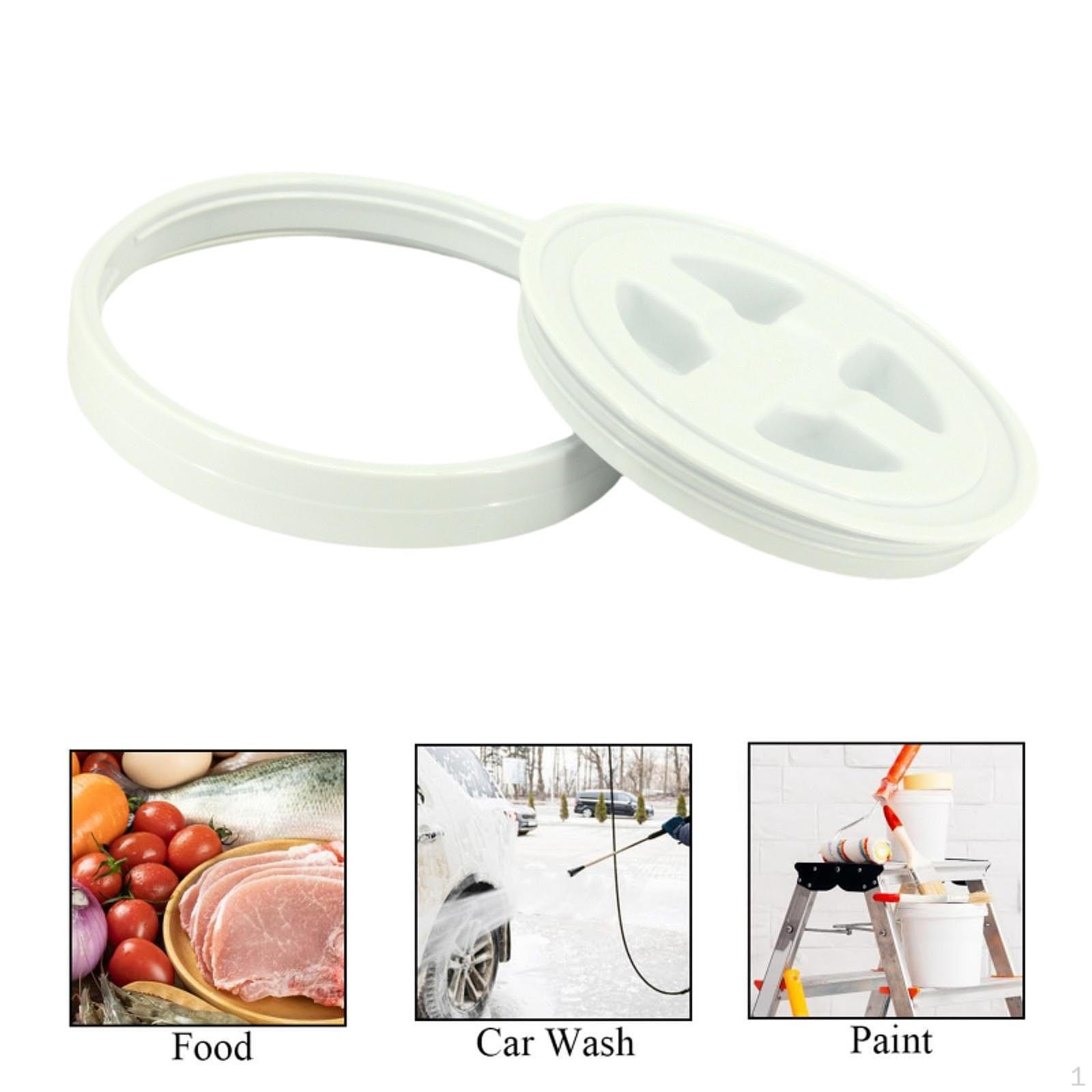 

Кришка-вставка для відра Автомобільні миючі аксесуари Пересувна основа Покриття для стільця для миття автомобіля для фарбування білий