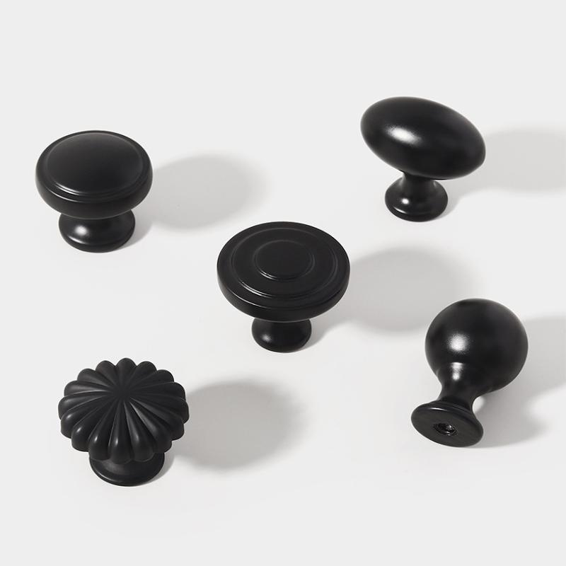 Aluminum Alloy Furniture Knobs Rustproof Waterproof Surface Classic Design for Cabinet Drawer Dresser Bathroom Kitchen Furniture