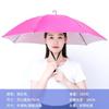 Head Umbrella Working in the Ground Head Umbrella Outdoor Fishing Tea Picking Sanitation Hat Sun Protection Umbrella Cap