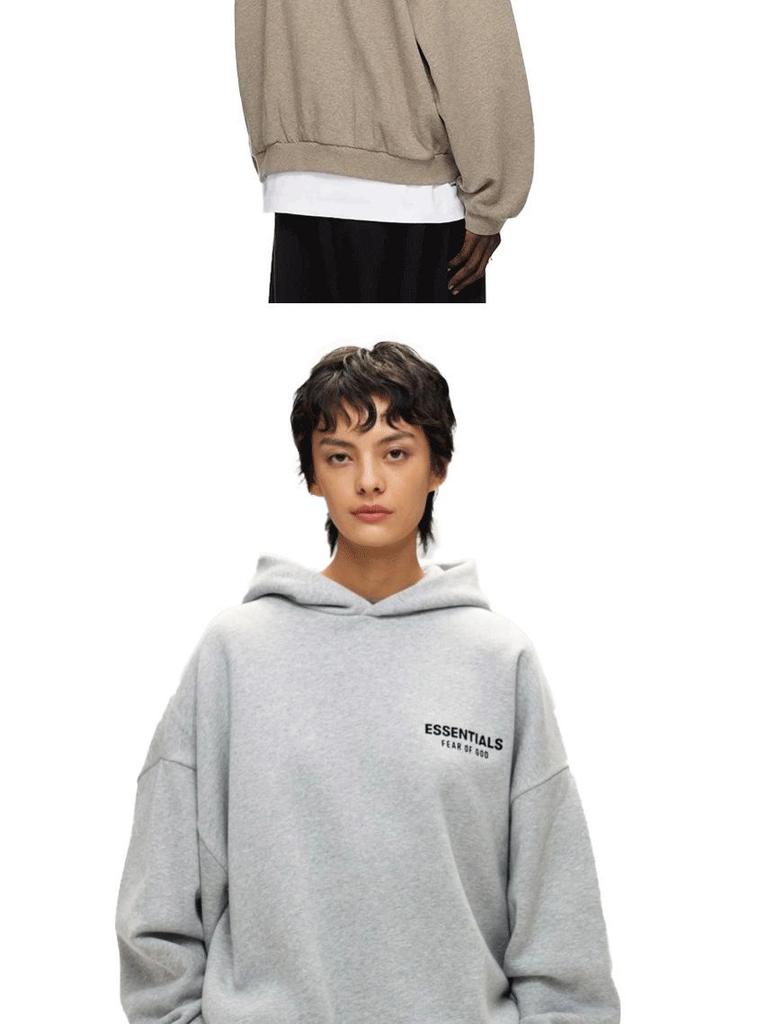 ESSENTIALS Heavyweight Fleece Hoodie - Trendy Cross-Border Hooded Sweatshirt