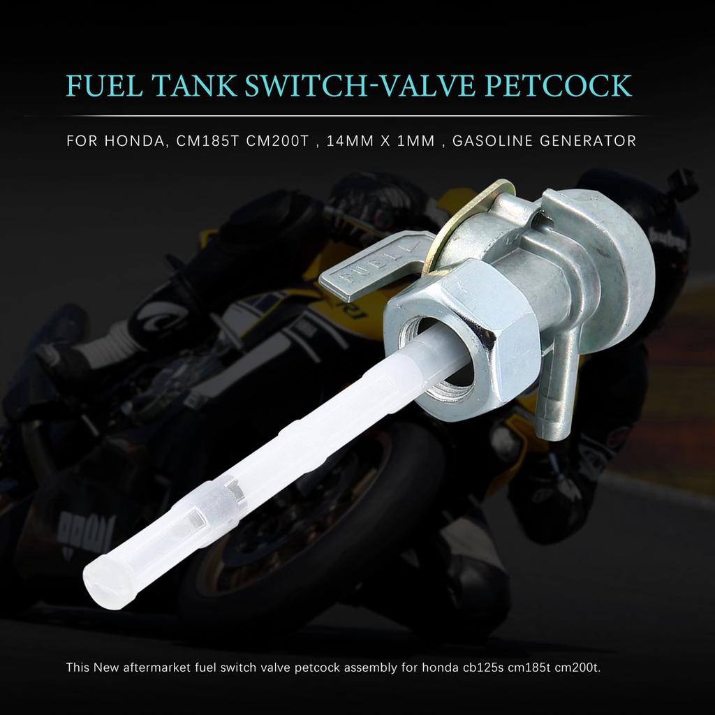 New HONDA CM185T CM200T Fuel Tank Switch Valve Petcock Assembly M14 x 1mm