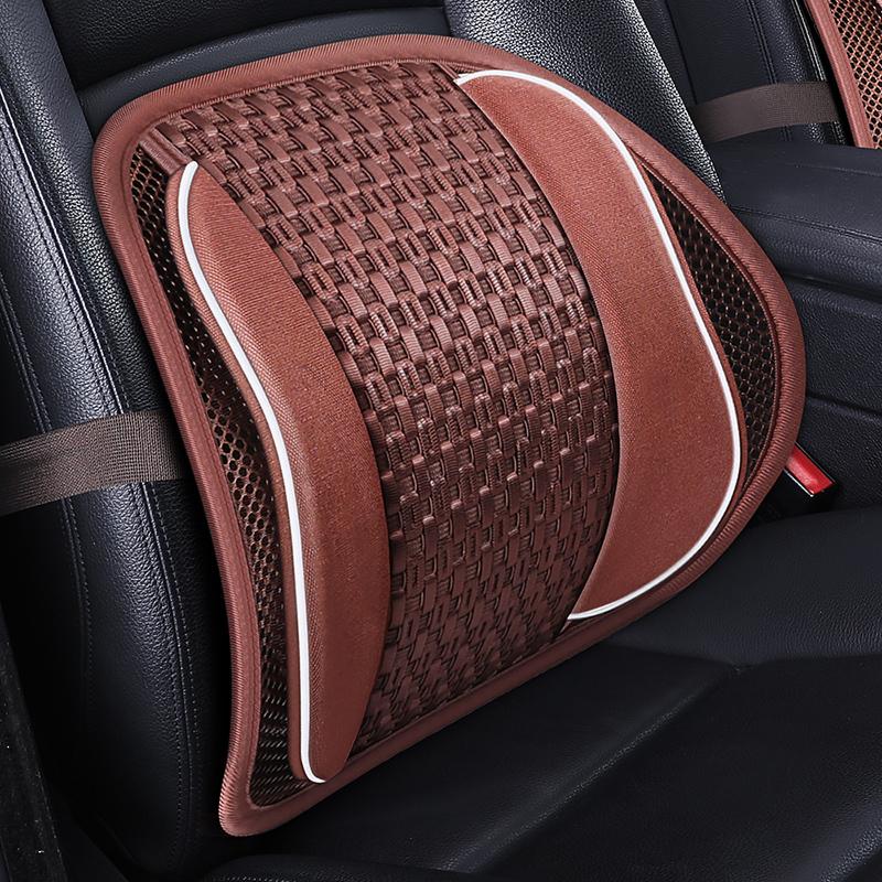 Universal Car Back Support Chair Massage Lumbar Support Waist Cushion Mesh Ventilate Cushion Pad For Car Office Home