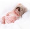 Cloveray Interactive 12-Inch Reborn Baby Doll with Movable Body, Removable Outfit, Water Play Suitable