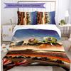 Formula Racing Printed 3PCS Bedding Set Soft Breathable Duvet Cover Pillowcases Set Washable Bedroom Decor Home Gift