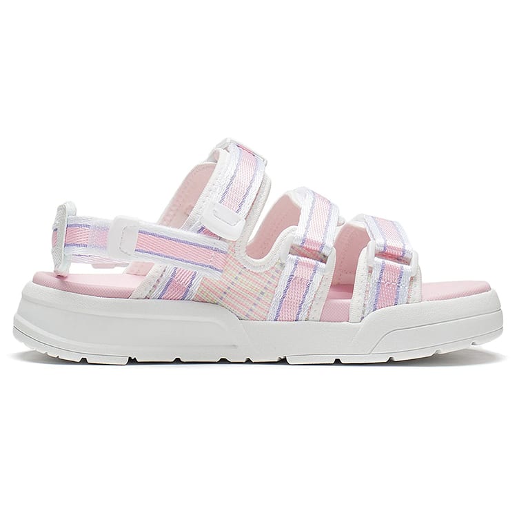 Li Ning Coca Beach Sandals Women's White Pink AGUS004-1