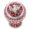 Ball Ashtray with Windproof Lid Retro Dragon Stereoscopic Relief Zinc Alloy Metal Home Decoration