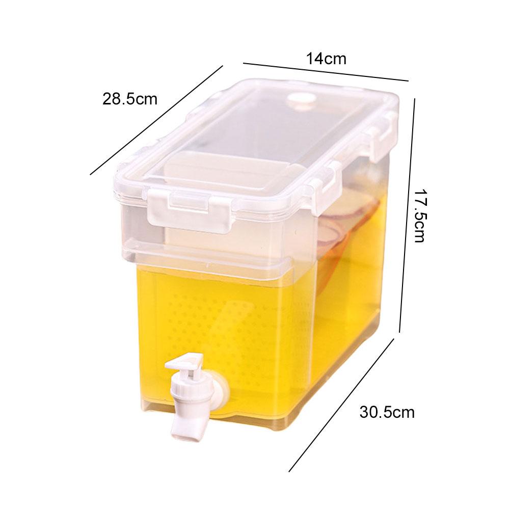 

3.5 л Большая емкость Чайник для холодной воды Диспенсер для напитков Двухсекционный Диспенсер для напитков с краном Диспенсер для холодного чайника для лета