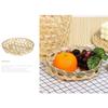 4 Styles Weaving Bamboo Basket DIY Handmade Rice Fruit Bread Basket  Daily Use Storage