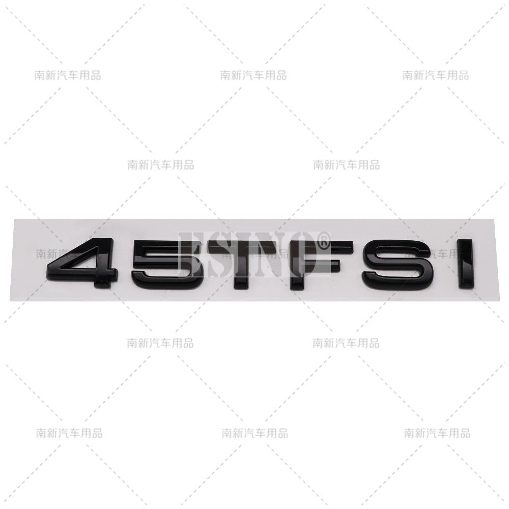 30 35 40 45 50 55 60 TFSI ABS Emblema Adesivo Adesivo Decalcomania per Bagagliaio Posteriore per Audi A4 A5 A6 A7 A8 Q3 Q5 Q6 Q7 Q8
