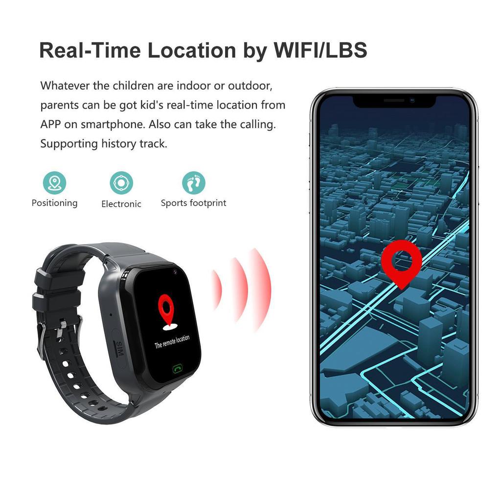 LT36 4G Kids' Smartwatch: Video Call, GPS, Multifunctional