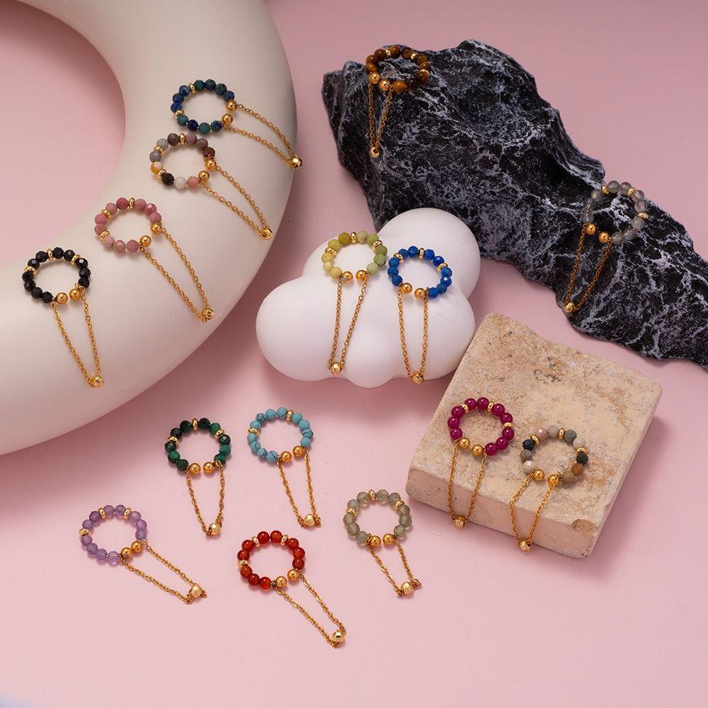 Handmade Beads Ear Cuff Non-piercing Tassel Ear Clip Vintage Crystal Dangle Earrings  Accessories