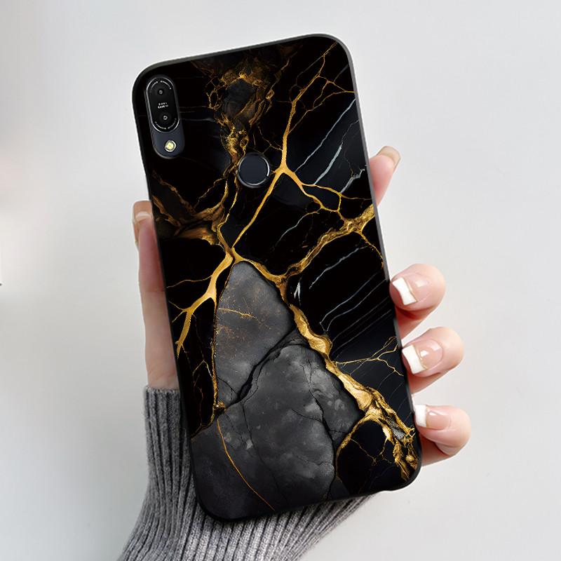 For Asus Zenfone Max Pro M1 ZB602KL ZB601KL X00TD / Max M1 ZB555KL X00PD Case Rabbit Cartoon Animals Black Soft Silicone Cover