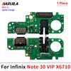 USB Charging Port Board Flex Cable Connector Parts  For Infinix Note 7 8 8i 11 11 11S 11 11 Pro Lite VIP Microphone Module