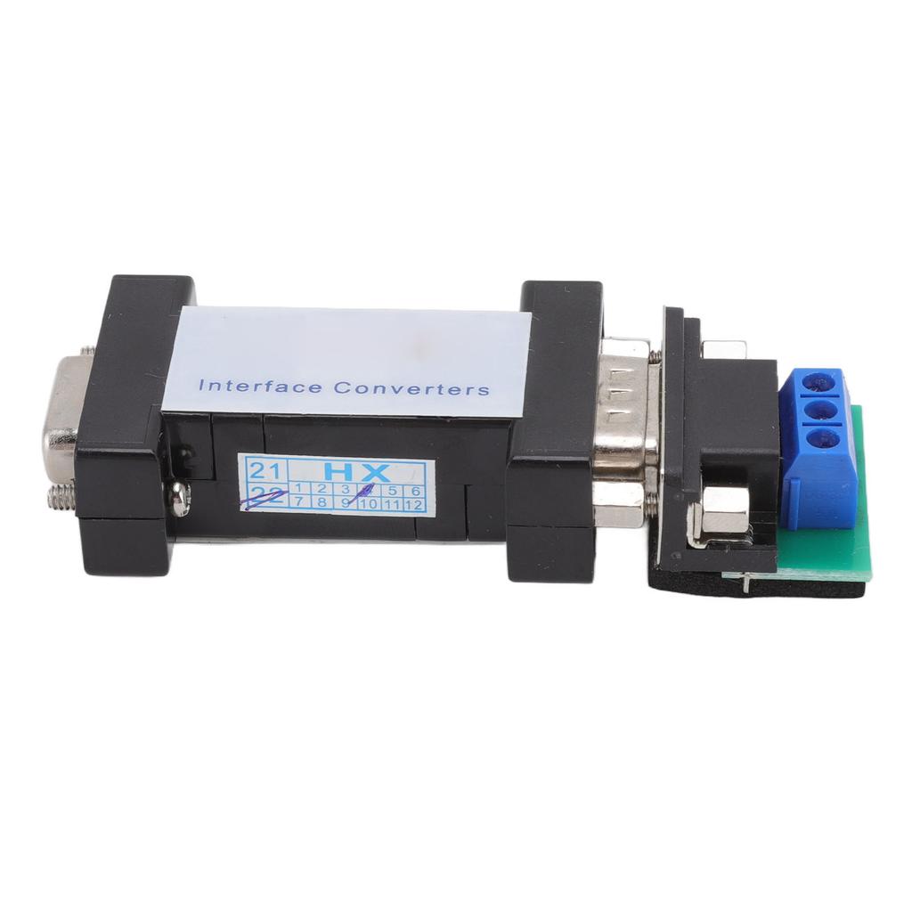 RS232 to RS485 Converter Bidirectional Interface ABS RS232 to RS485 Converter Adapter for Data Transmission