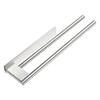 Self-Adhesive Towel Holder Stainless Steel Towel Rack Double Towel Rack Bathroom Perforated Towel Hanging Pole Bathroom Accessor